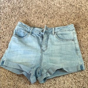 Denim shorts from Tilly’s
